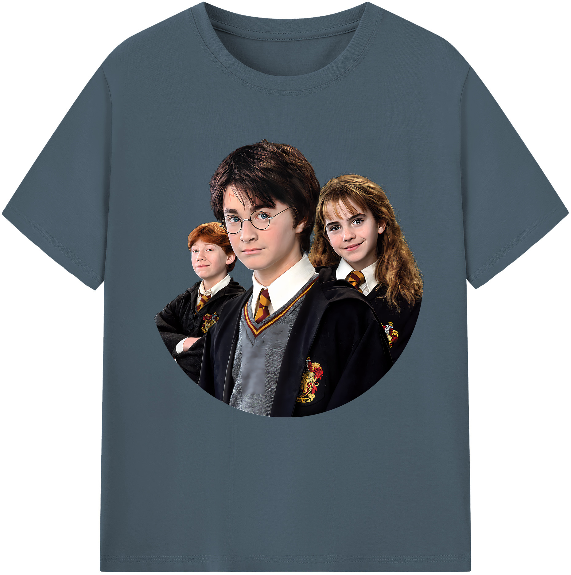 （画像用） Harry Potter ハリー・ポッターシリーズ 綿100％半袖Tシャツ（フロントプリント）